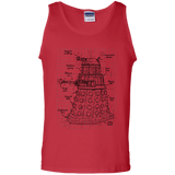 T-Shirts Red / S Dalek Plan Men's Tank Top