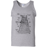 T-Shirts Sport Grey / S Dalek Plan Men's Tank Top
