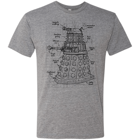 T-Shirts Premium Heather / S Dalek Plan Men's Triblend T-Shirt