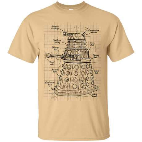 T-Shirts Vegas Gold / S Dalek Plan T-Shirt