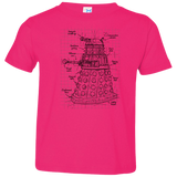 T-Shirts Hot Pink / 2T Dalek Plan Toddler Premium T-Shirt