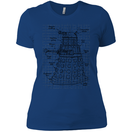 T-Shirts Royal / X-Small Dalek Plan Women's Premium T-Shirt