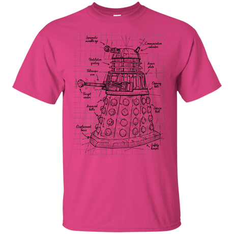 T-Shirts Heliconia / YXS Dalek Plan Youth T-Shirt