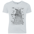 T-Shirts Heather White / YXS Dalek Plan Youth Triblend T-Shirt