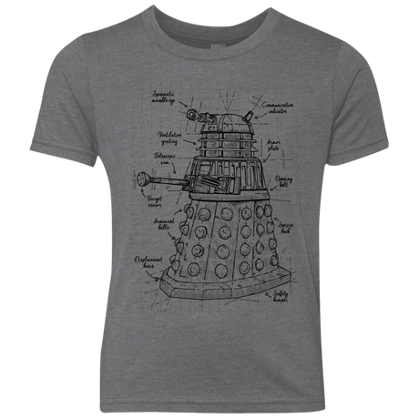 T-Shirts Premium Heather / YXS Dalek Plan Youth Triblend T-Shirt