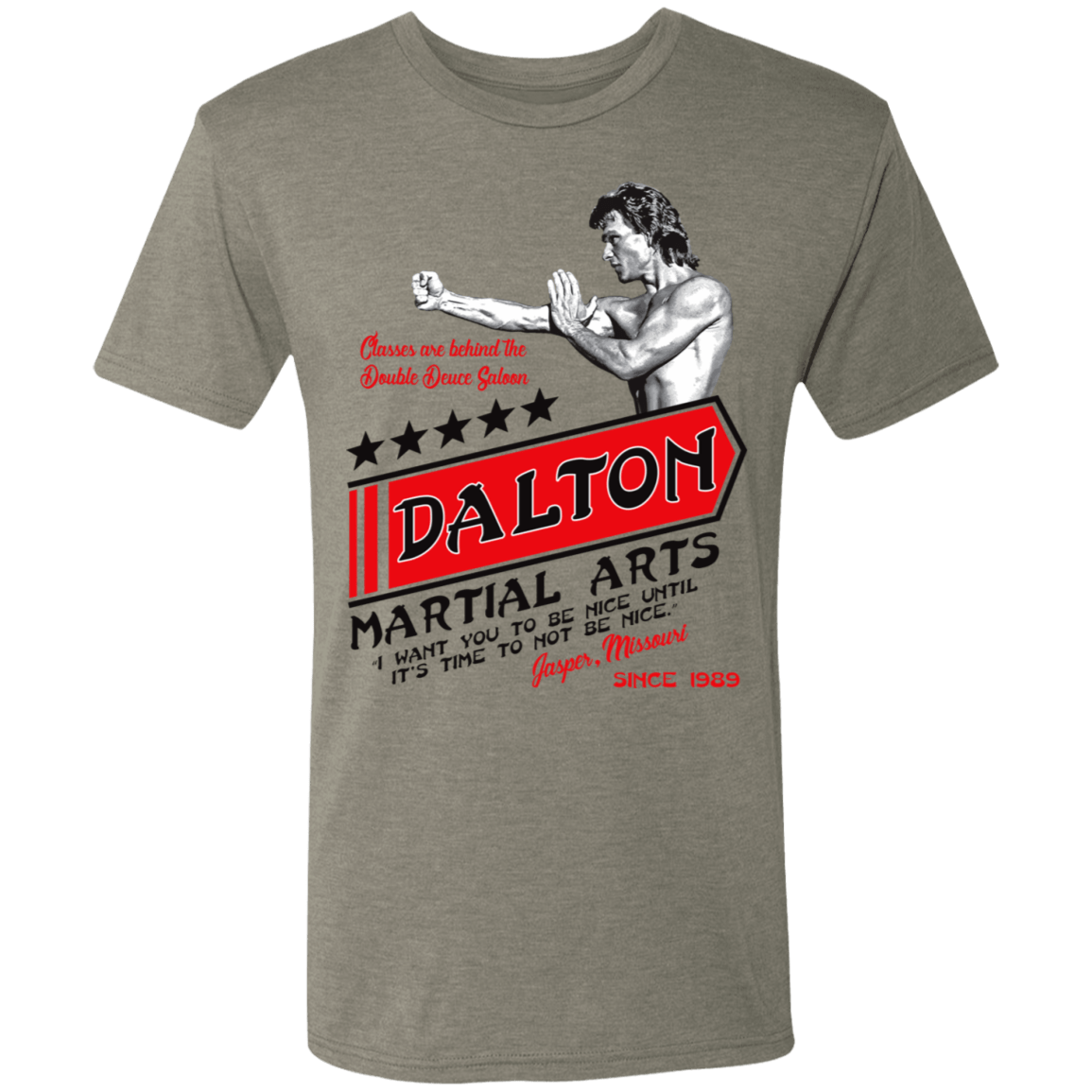 T-Shirts Venetian Grey / S Dalton Martial Arts Men's Triblend T-Shirt