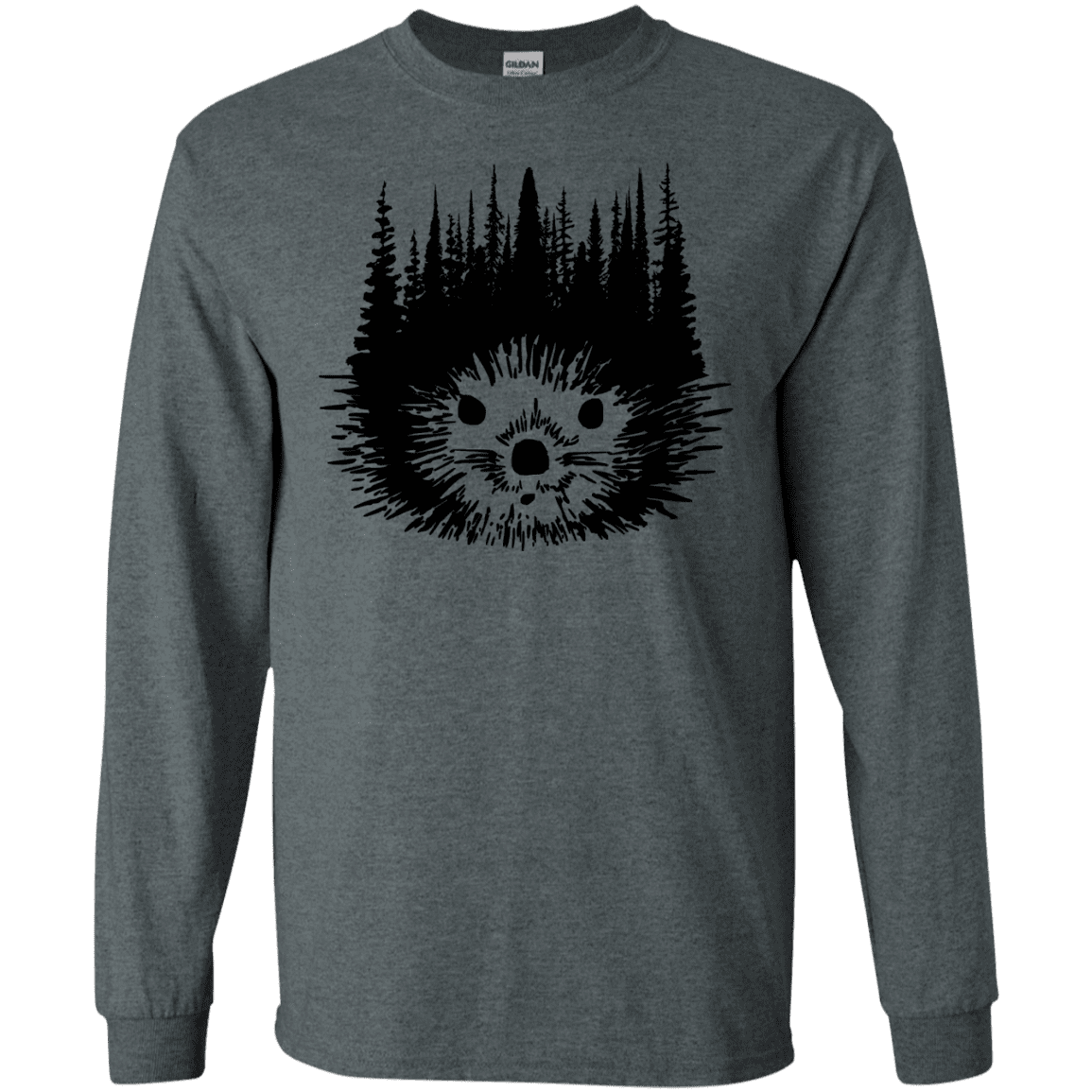 T-Shirts Dark Heather / S Dam Beaver Men's Long Sleeve T-Shirt