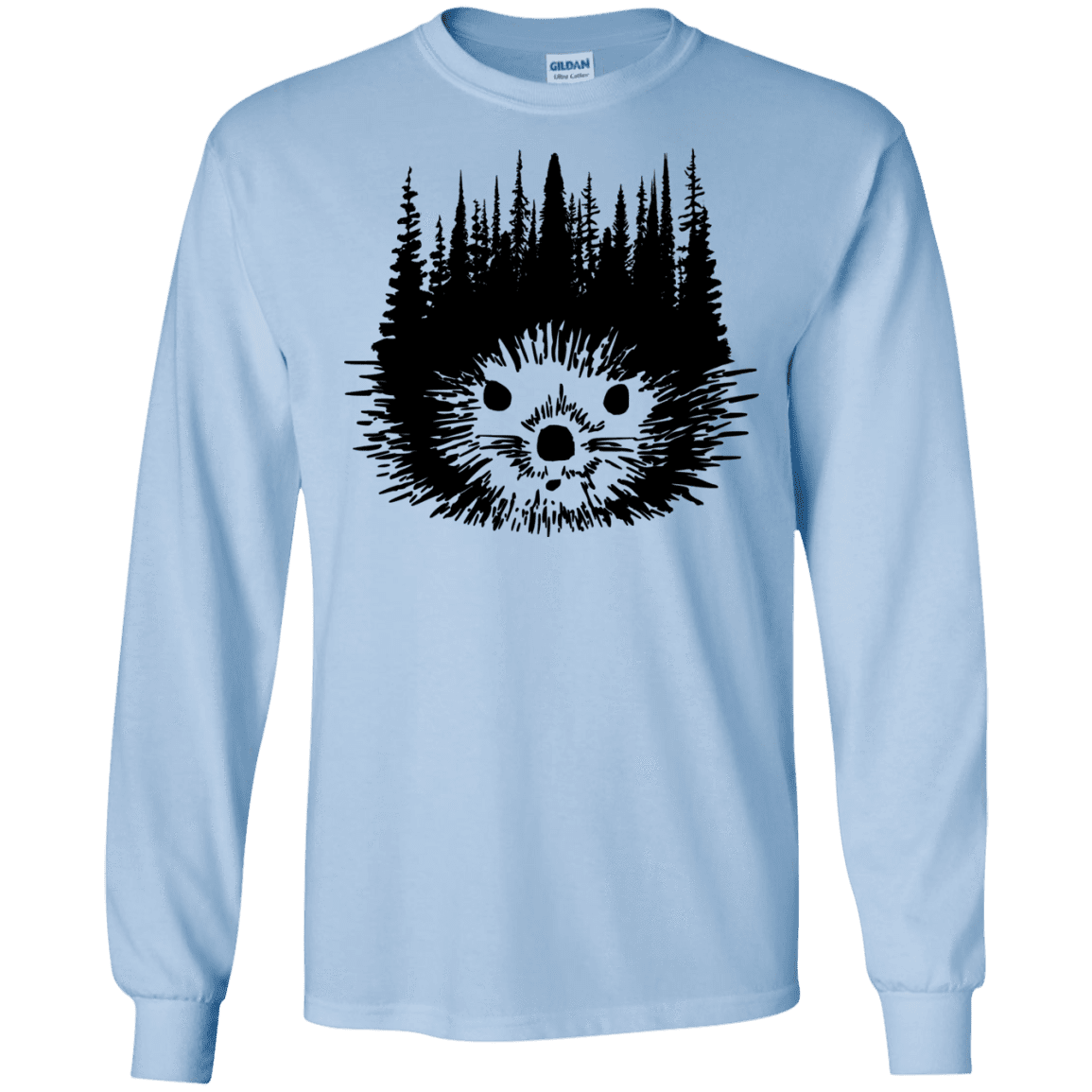 T-Shirts Light Blue / S Dam Beaver Men's Long Sleeve T-Shirt