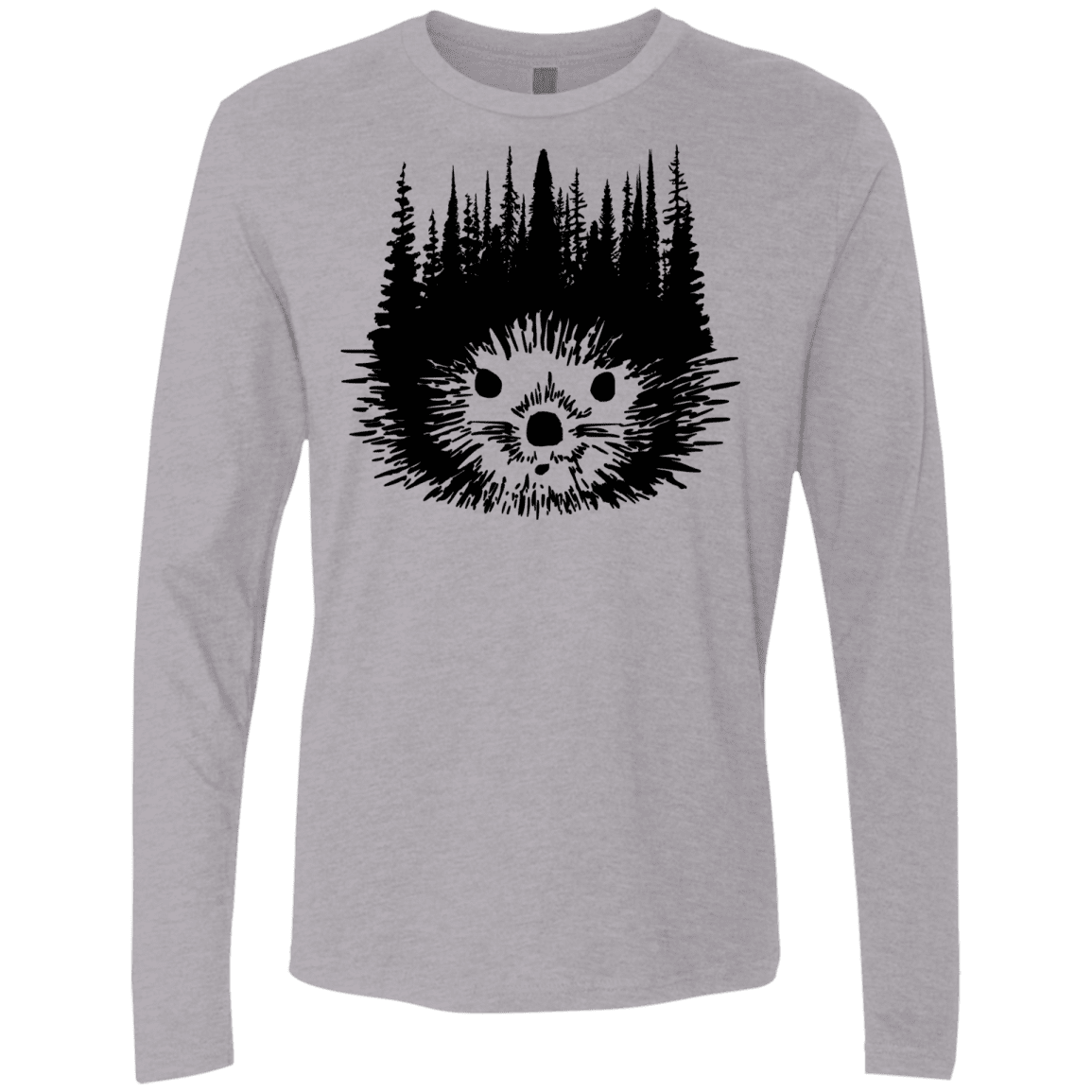 T-Shirts Heather Grey / S Dam Beaver Men's Premium Long Sleeve