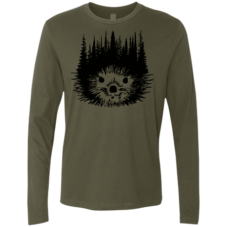T-Shirts Military Green / S Dam Beaver Men's Premium Long Sleeve