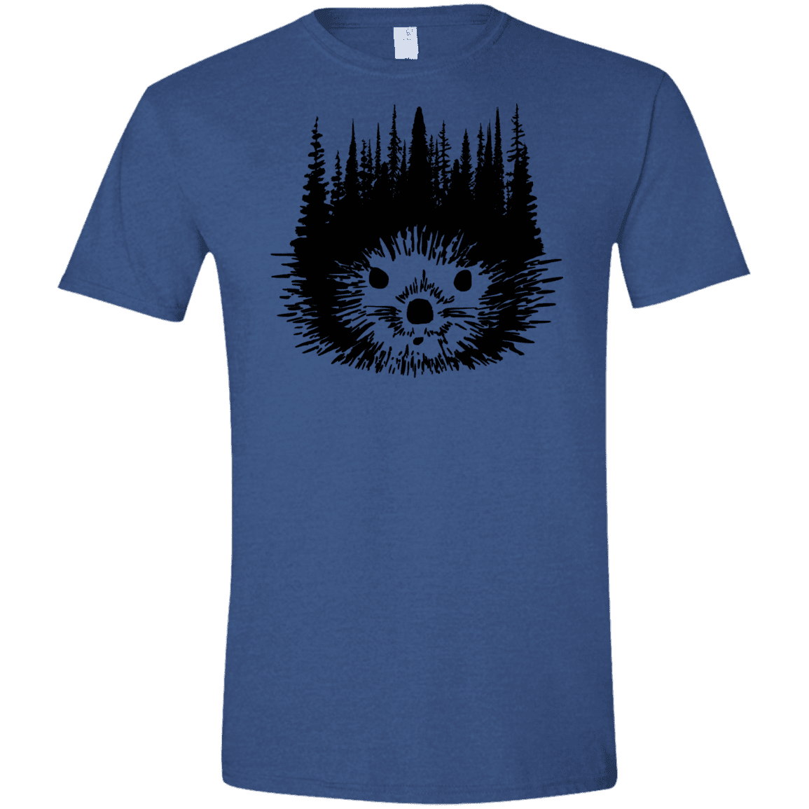 T-Shirts Heather Royal / X-Small Dam Beaver Men's Semi-Fitted Softstyle