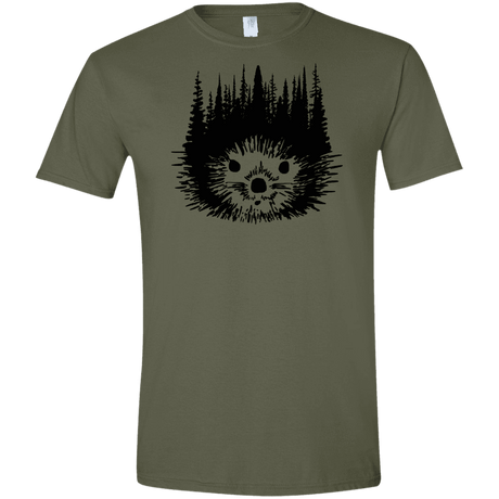T-Shirts Military Green / S Dam Beaver Men's Semi-Fitted Softstyle