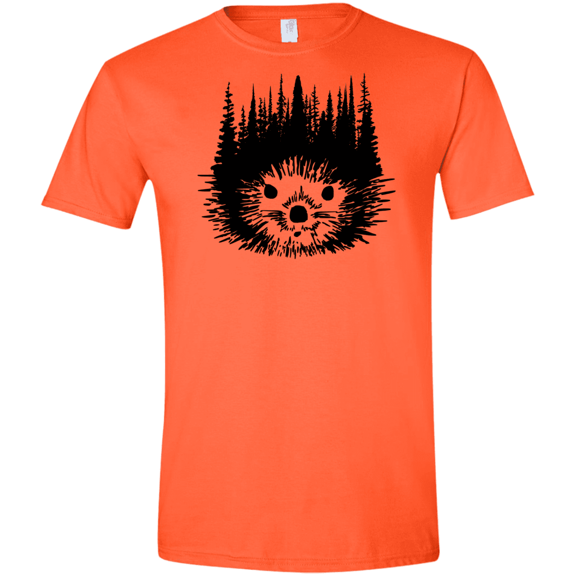 T-Shirts Orange / S Dam Beaver Men's Semi-Fitted Softstyle