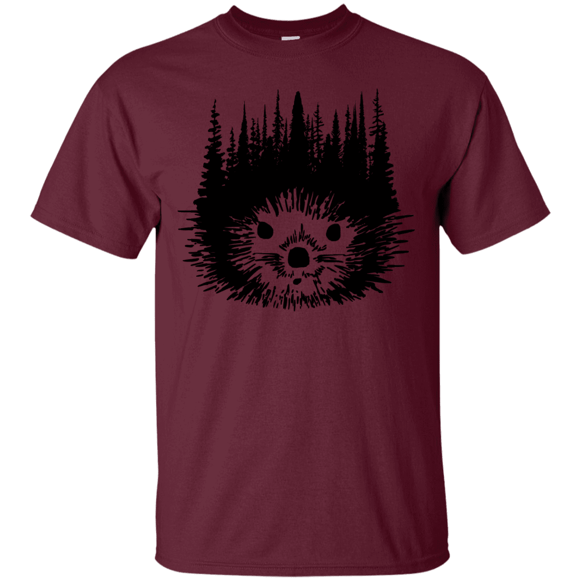 T-Shirts Maroon / S Dam Beaver T-Shirt