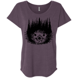 T-Shirts Vintage Purple / X-Small Dam Beaver Triblend Dolman Sleeve