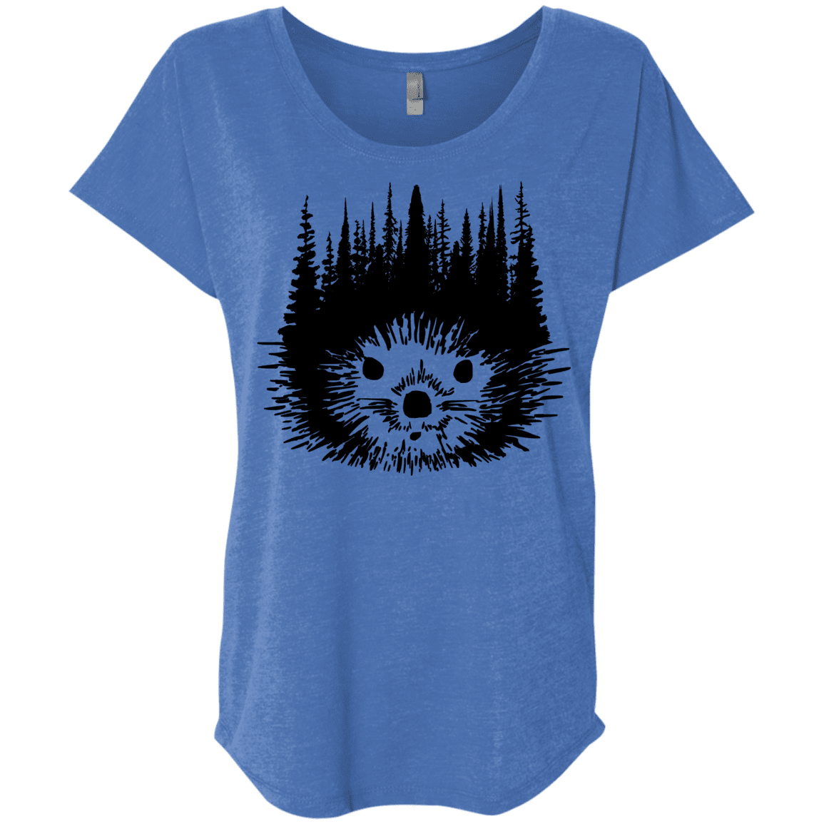 T-Shirts Vintage Royal / X-Small Dam Beaver Triblend Dolman Sleeve