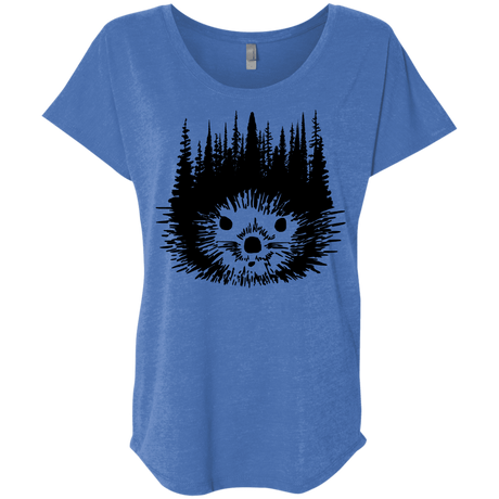 T-Shirts Vintage Royal / X-Small Dam Beaver Triblend Dolman Sleeve