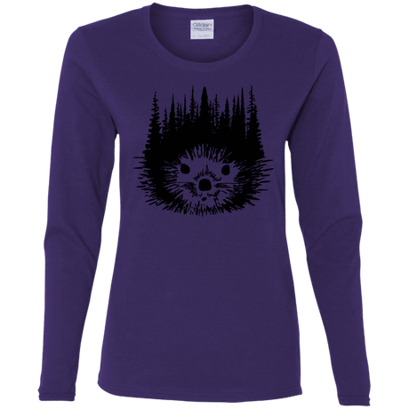 T-Shirts Purple / S Dam Beaver Women's Long Sleeve T-Shirt