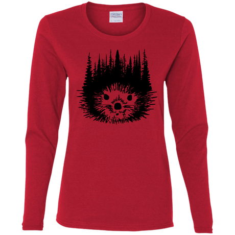 T-Shirts Red / S Dam Beaver Women's Long Sleeve T-Shirt