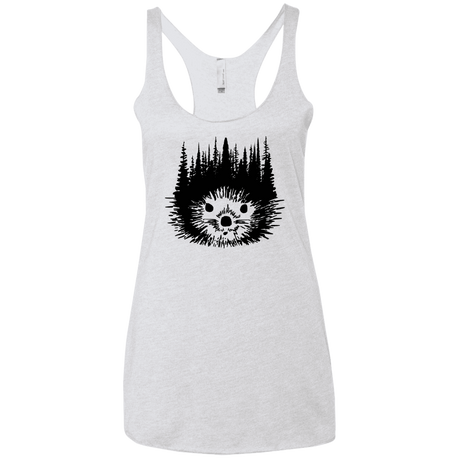 T-Shirts Heather White / X-Small Dam Beaver Women's Triblend Racerback Tank