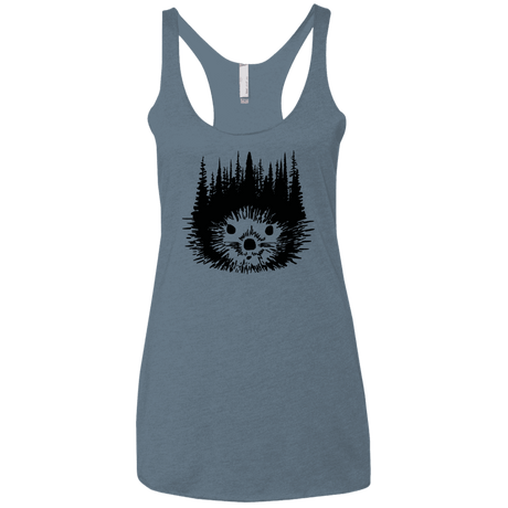 T-Shirts Indigo / X-Small Dam Beaver Women's Triblend Racerback Tank