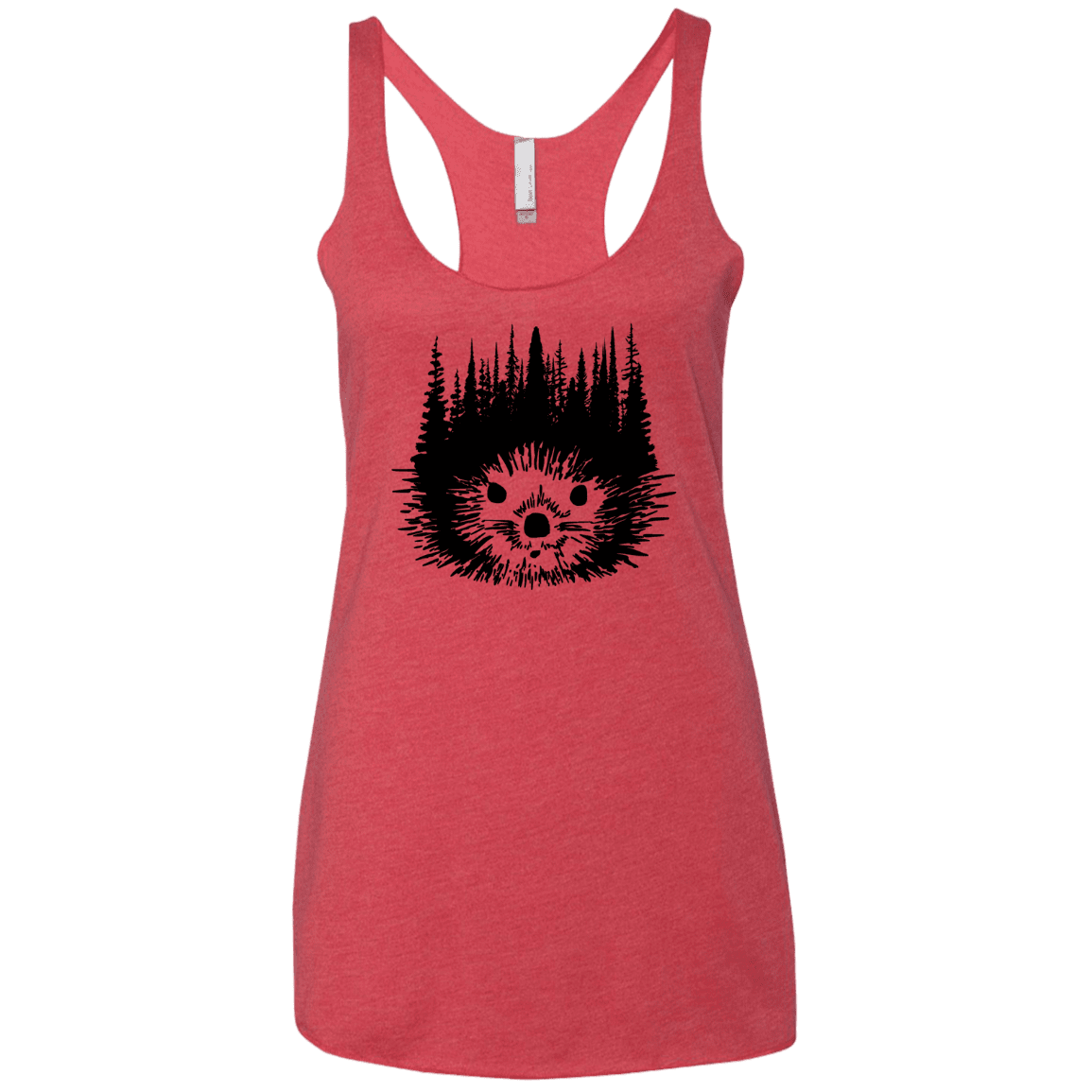 T-Shirts Vintage Red / X-Small Dam Beaver Women's Triblend Racerback Tank