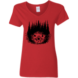 T-Shirts Red / S Dam Beaver Women's V-Neck T-Shirt