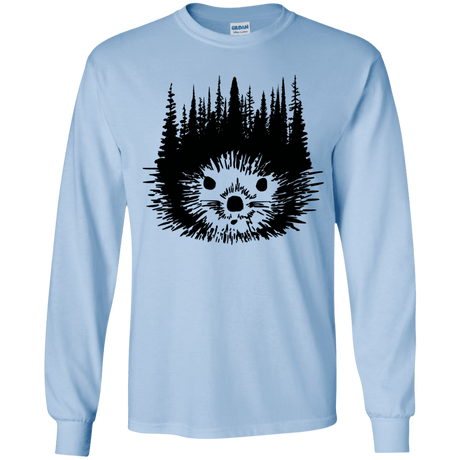 T-Shirts Light Blue / YS Dam Beaver Youth Long Sleeve T-Shirt