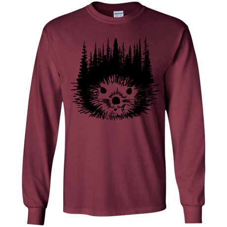 T-Shirts Maroon / YS Dam Beaver Youth Long Sleeve T-Shirt