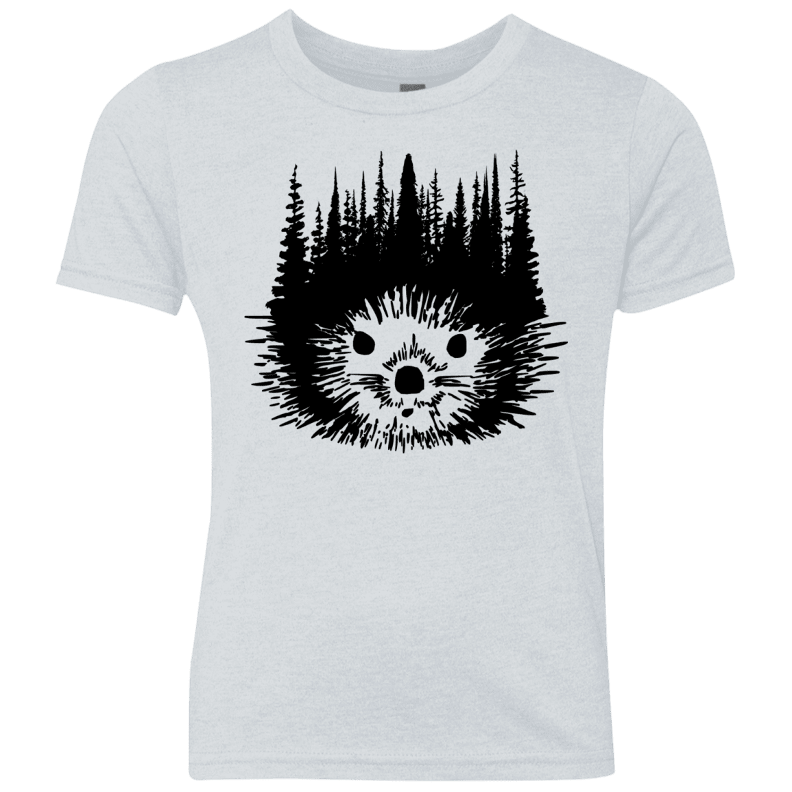 T-Shirts Heather White / YXS Dam Beaver Youth Triblend T-Shirt