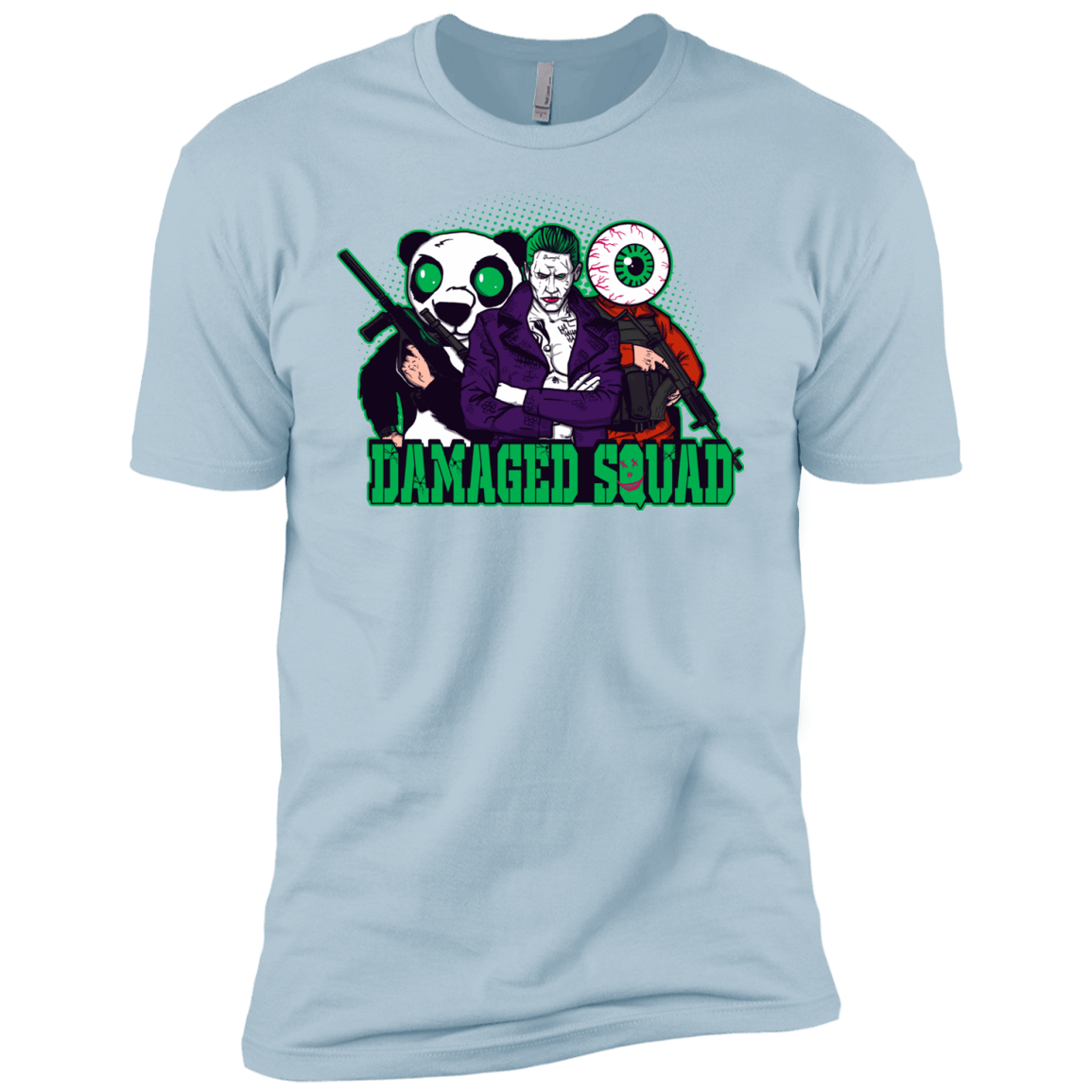 T-Shirts Light Blue / YXS Damaged Squad Boys Premium T-Shirt