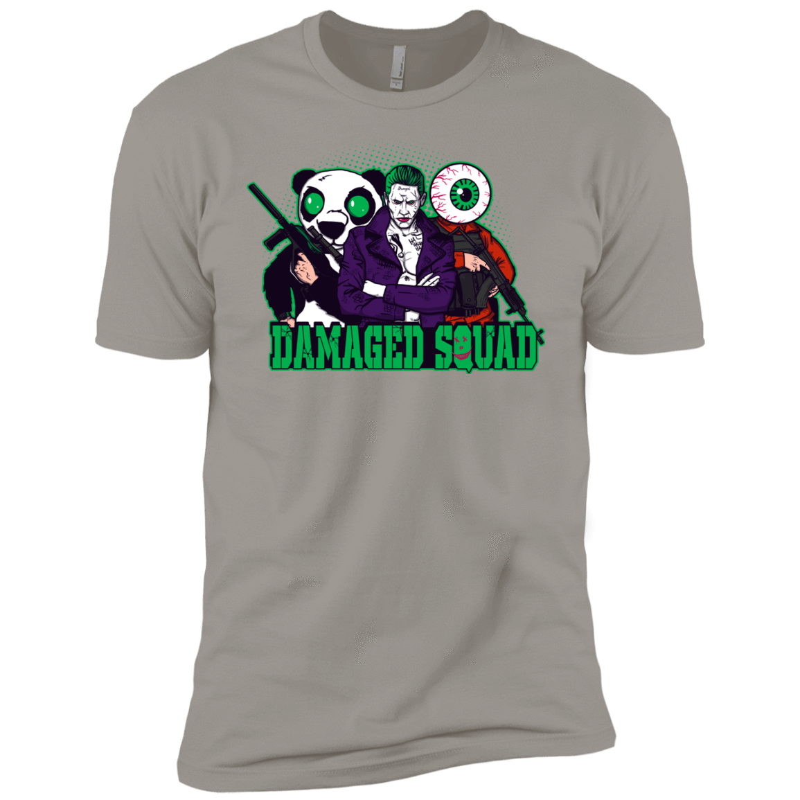 T-Shirts Light Grey / YXS Damaged Squad Boys Premium T-Shirt