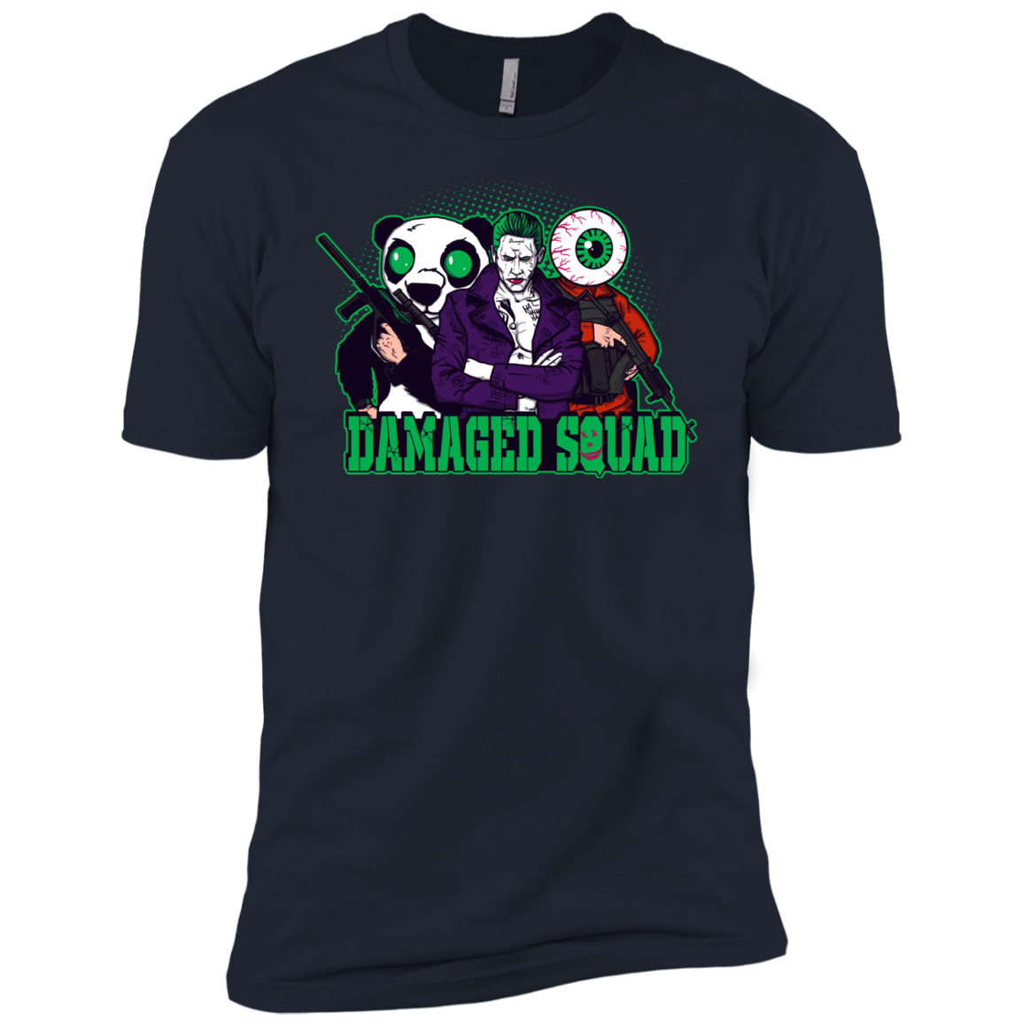 T-Shirts Midnight Navy / YXS Damaged Squad Boys Premium T-Shirt