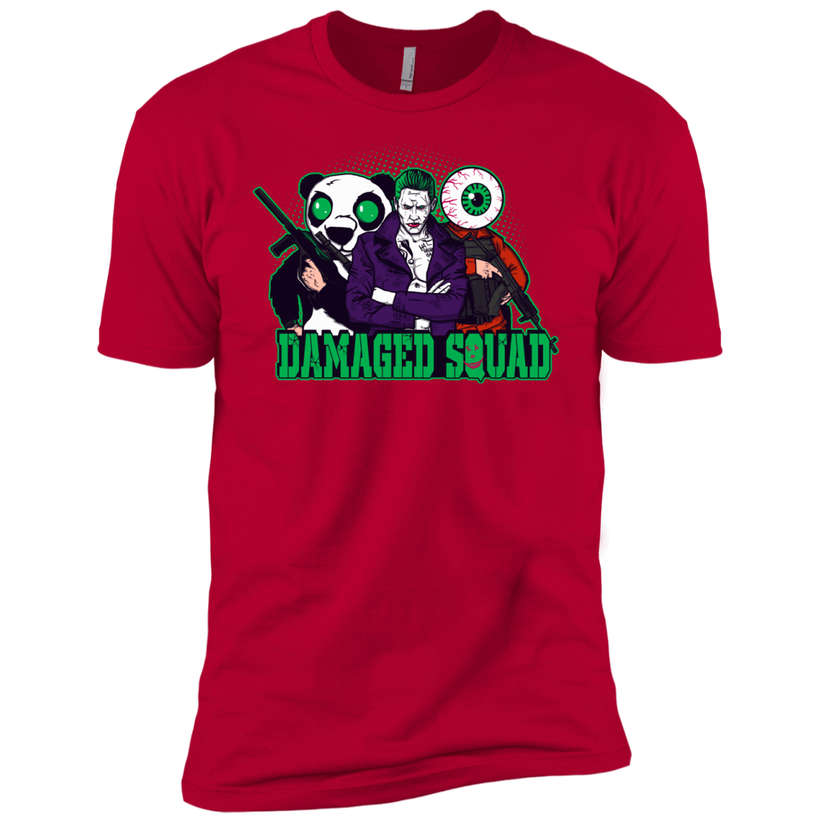 T-Shirts Red / YXS Damaged Squad Boys Premium T-Shirt
