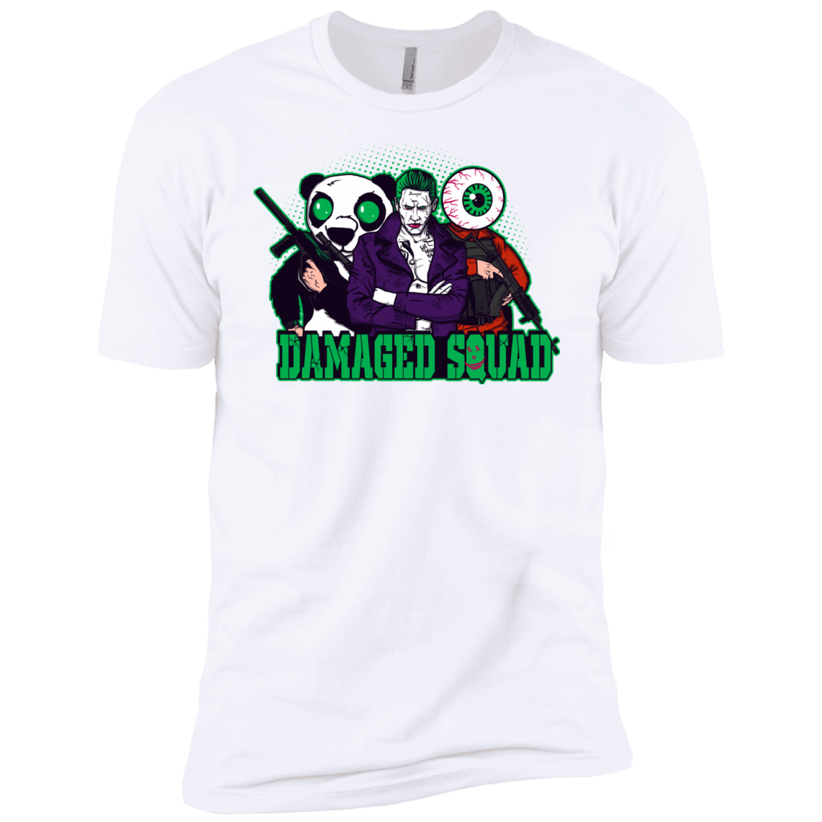 T-Shirts White / YXS Damaged Squad Boys Premium T-Shirt