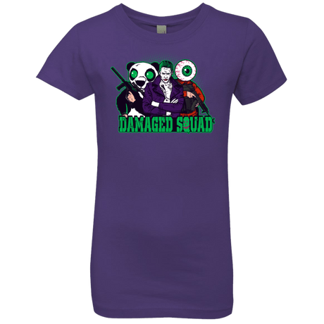 T-Shirts Purple Rush / YXS Damaged Squad Girls Premium T-Shirt