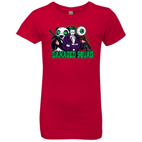 T-Shirts Red / YXS Damaged Squad Girls Premium T-Shirt