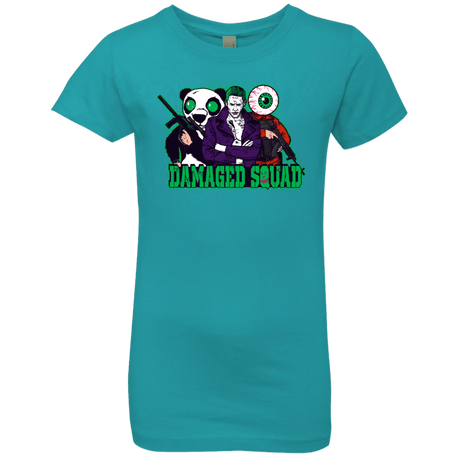 T-Shirts Tahiti Blue / YXS Damaged Squad Girls Premium T-Shirt