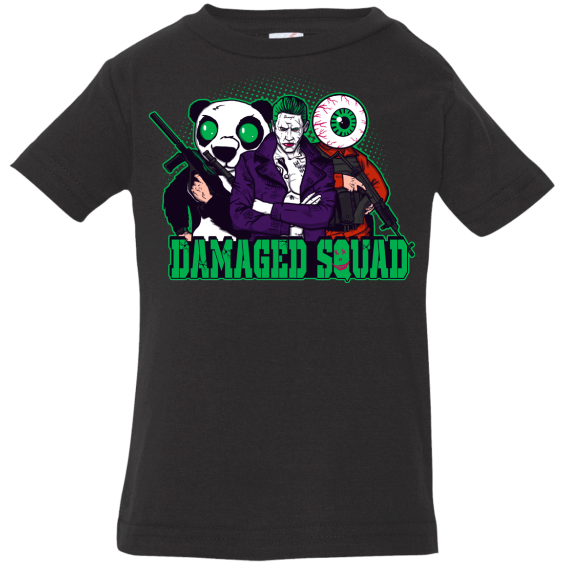 T-Shirts Black / 6 Months Damaged Squad Infant PremiumT-Shirt