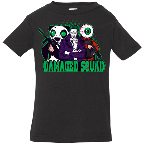 T-Shirts Black / 6 Months Damaged Squad Infant PremiumT-Shirt