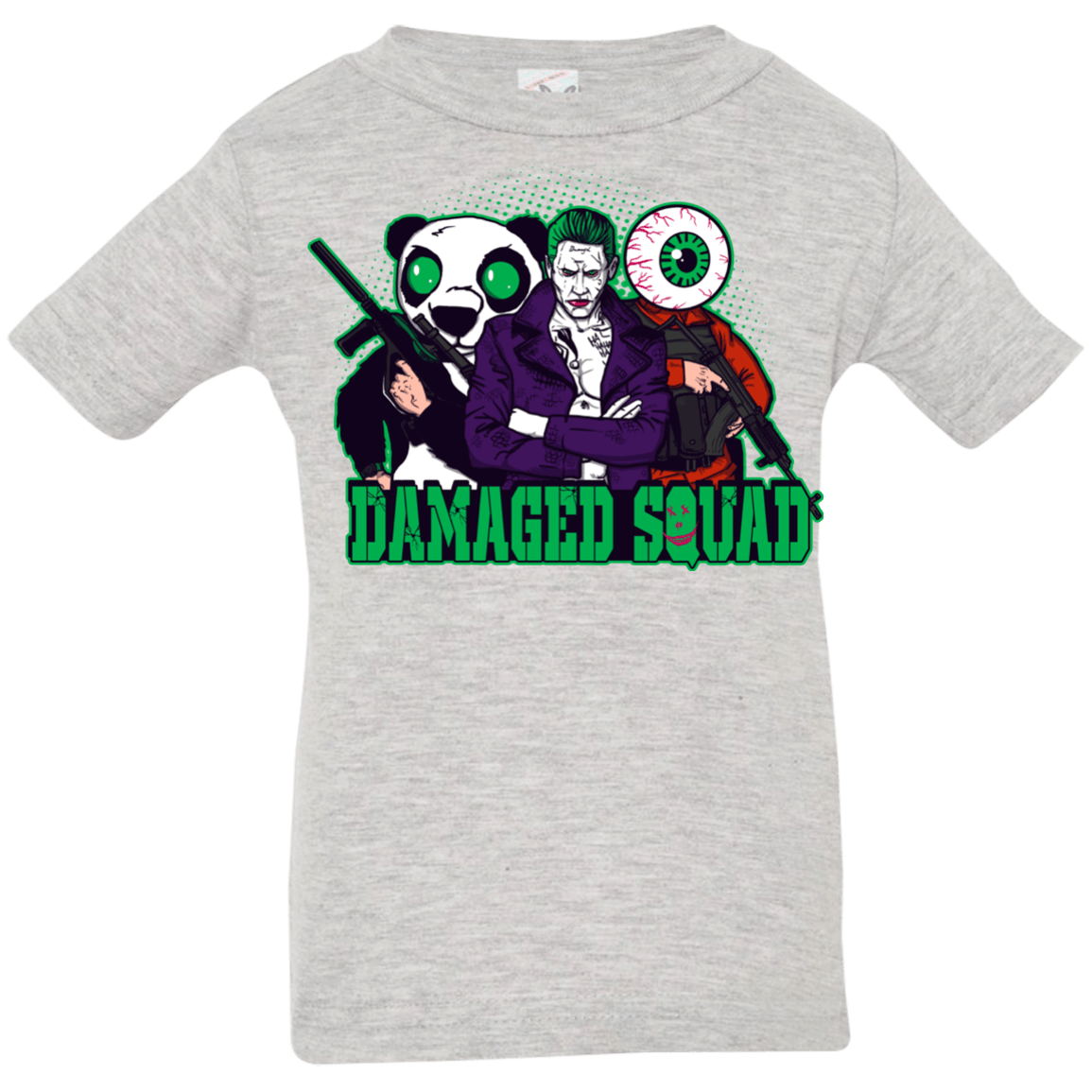 T-Shirts Heather Grey / 6 Months Damaged Squad Infant PremiumT-Shirt