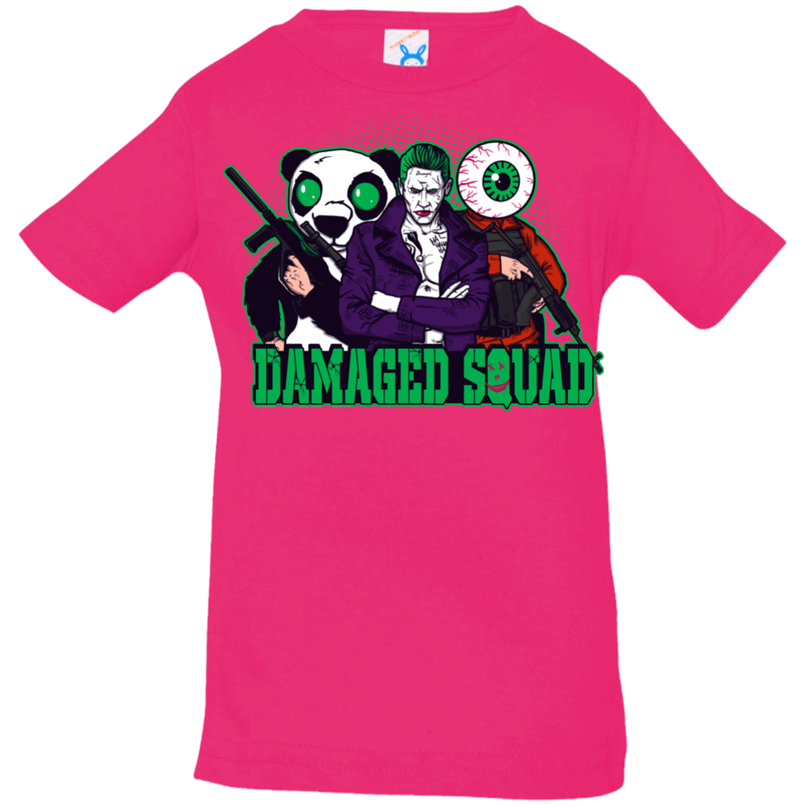 T-Shirts Hot Pink / 6 Months Damaged Squad Infant PremiumT-Shirt