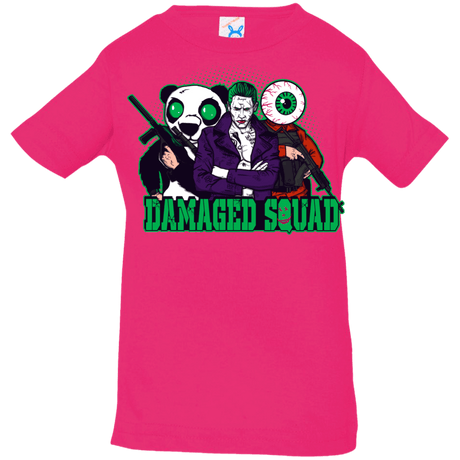 T-Shirts Hot Pink / 6 Months Damaged Squad Infant PremiumT-Shirt