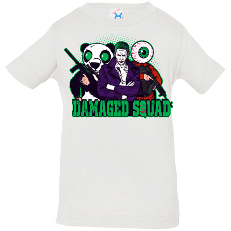 T-Shirts White / 6 Months Damaged Squad Infant PremiumT-Shirt