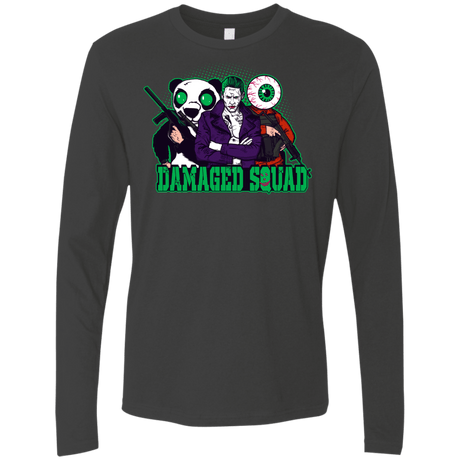 T-Shirts Heavy Metal / Small Damaged Squad Men's Premium Long Sleeve