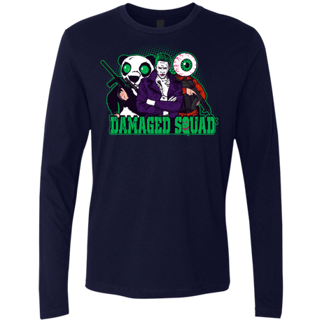 T-Shirts Midnight Navy / Small Damaged Squad Men's Premium Long Sleeve
