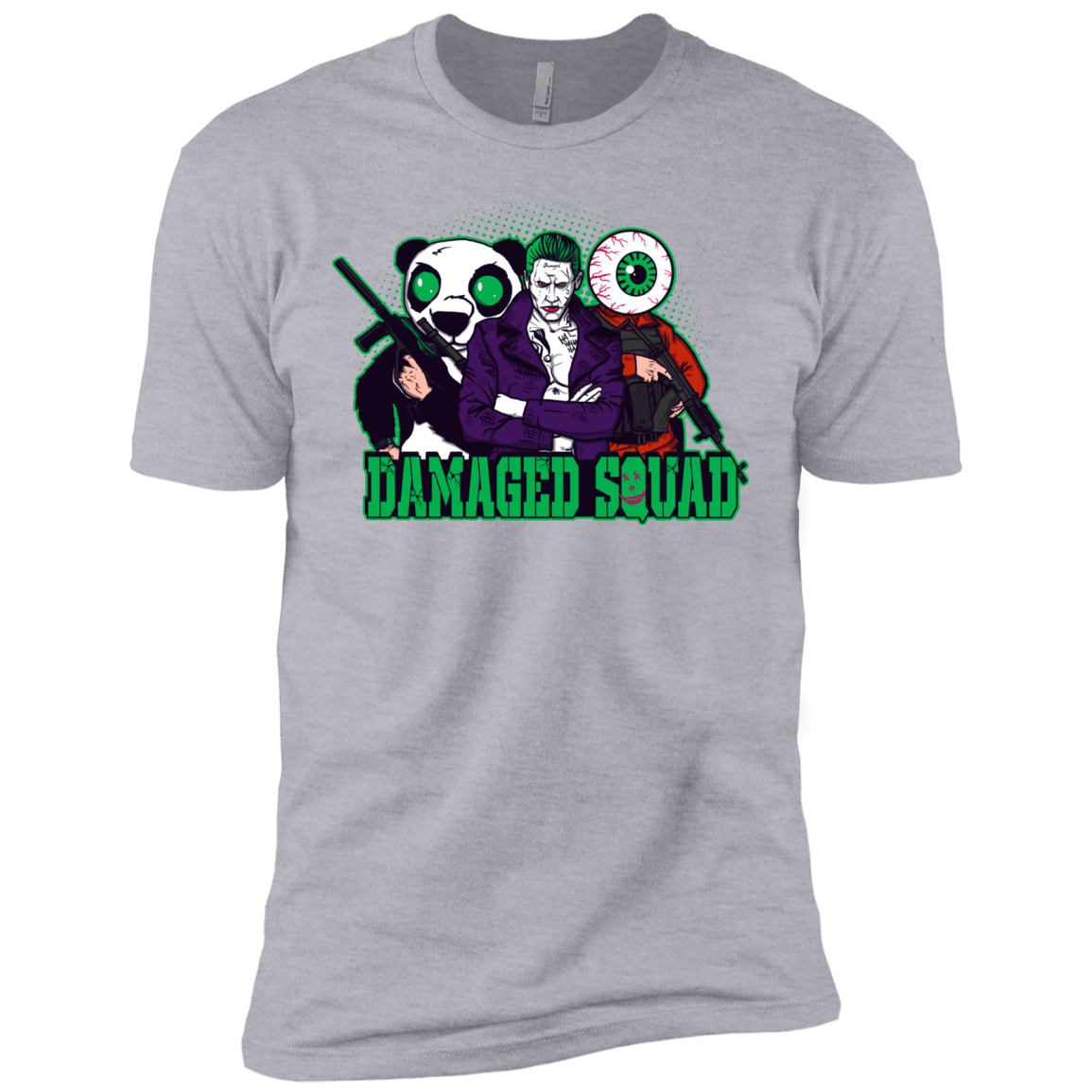T-Shirts Heather Grey / X-Small Damaged Squad Men's Premium T-Shirt