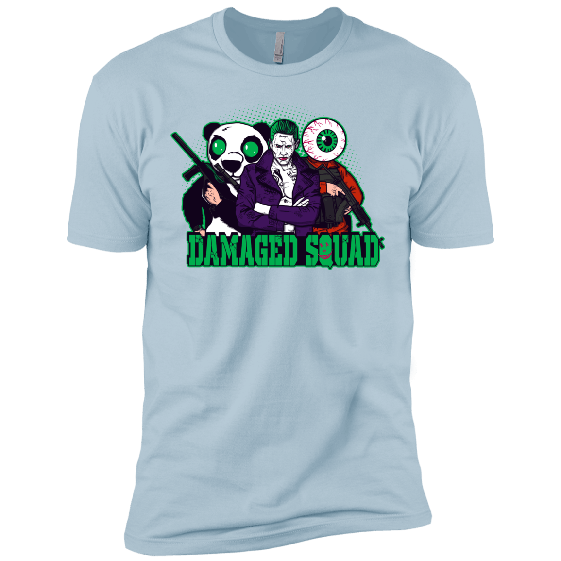 T-Shirts Light Blue / X-Small Damaged Squad Men's Premium T-Shirt