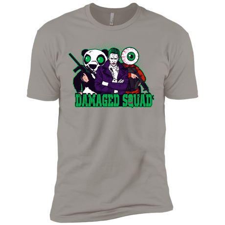 T-Shirts Light Grey / X-Small Damaged Squad Men's Premium T-Shirt