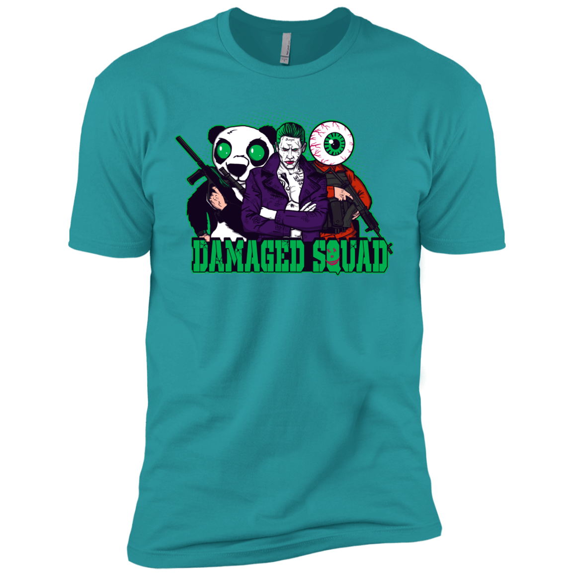 T-Shirts Tahiti Blue / X-Small Damaged Squad Men's Premium T-Shirt